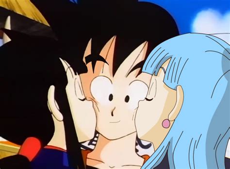 bulma x chichi kiss|Bulma And Chi.